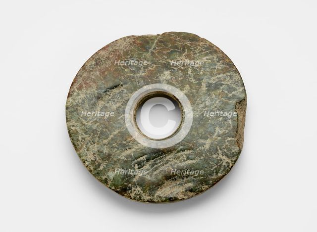 Disk (bi ?), Late Neolithic period, ca. 3300-2250 BCE. Creator: Unknown.