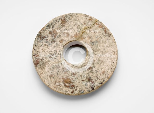 Disk (bi ?), Late Neolithic period, ca. 3300-2250 BCE. Creator: Unknown.