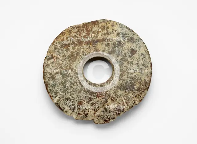 Disk (bi ?), Late Neolithic period, ca. 3300-2250 BCE. Creator: Unknown.