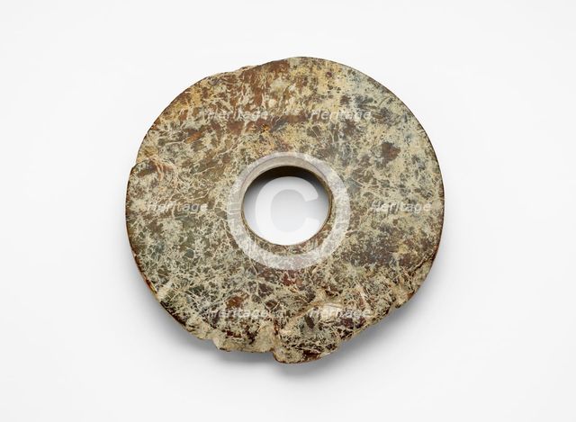 Disk (bi ?), Late Neolithic period, ca. 3300-2250 BCE. Creator: Unknown.