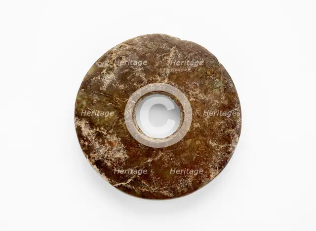 Disk (bi ?), Late Neolithic period, ca. 3300-2250 BCE. Creator: Unknown.