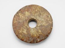 Disk (bi ?), Late Neolithic period, ca. 3300-2250 BCE. Creator: Unknown;Unknown