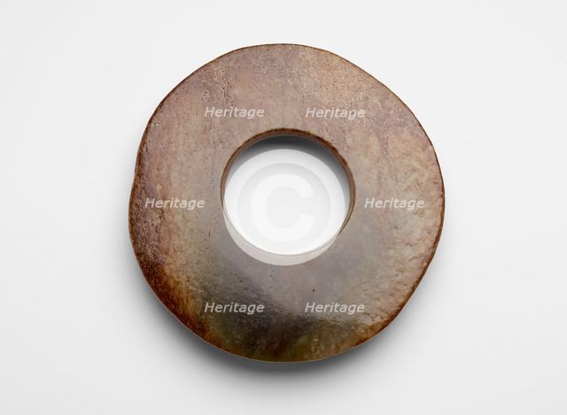Disk (bi ?), Late Neolithic period, ca. 3300-ca. 2250 BCE. Creator: Unknown.