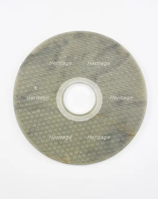 Disk (bi), Qing dynasty, 1736-1795. Creator: Unknown.