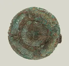 Disk Brooch, Frankish, 7th century. Creator: Unknown