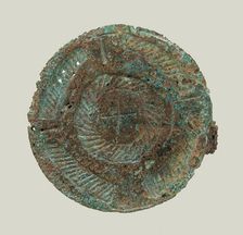 Disk Brooch, Frankish, 7th century. Creator: Unknown