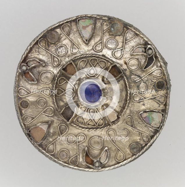 Disk Brooch, Frankish, 7th century. Creator: Unknown.