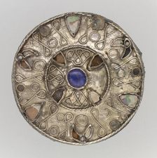 Disk Brooch, Frankish, 7th century. Creator: Unknown