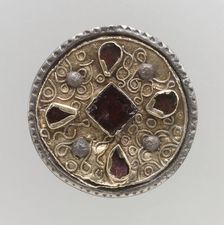 Disk Brooch, Frankish, 7th century. Creator: Unknown