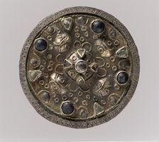 Disk Brooch, Frankish, 7th century. Creator: Unknown