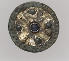 Disk Brooch, Frankish, 7th century. Creator: Unknown