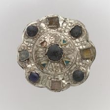 Disk Brooch, Frankish, 7th century. Creator: Unknown