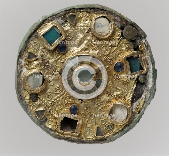 Disk Brooch, Frankish, 7th century (?). Creator: Unknown.