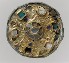 Disk Brooch, Frankish, 7th century (?). Creator: Unknown