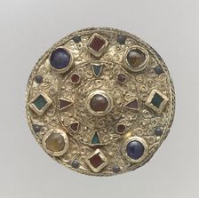 Disk Brooch, Frankish, 7th century (?). Creator: Unknown