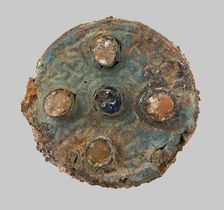 Disk Brooch, Frankish, 500-700. Creator: Unknown
