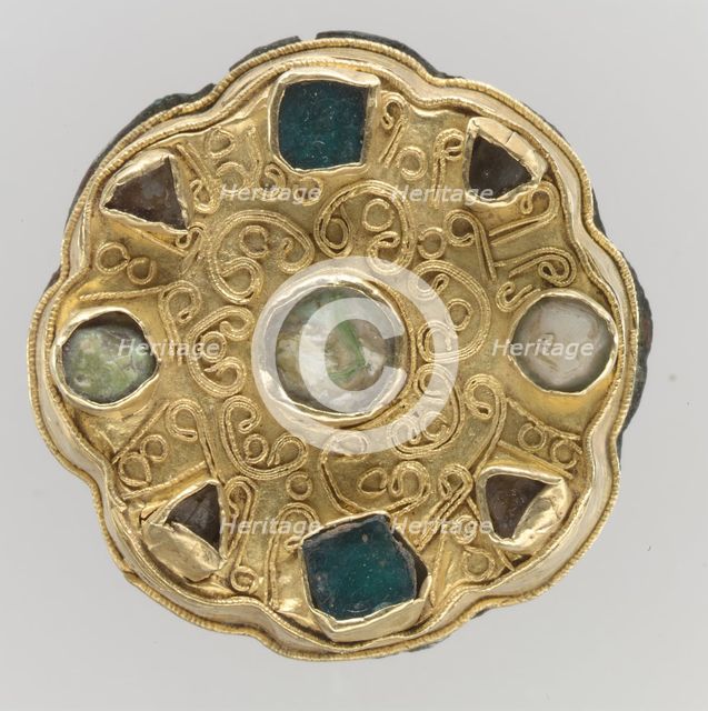 Disk Brooch, Frankish, 650-700. Creator: Unknown.