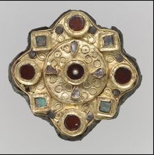 Disk Brooch, Frankish, 650-725. Creator: Unknown
