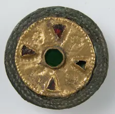 Disk Brooch, Frankish, 6th or 7th century (?). Creator: Unknown