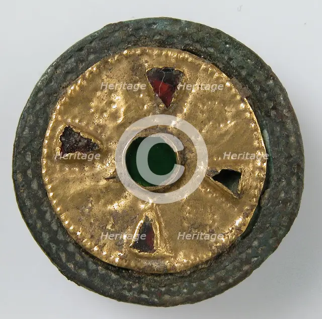 Disk Brooch, Frankish, 6th or 7th century (?). Creator: Unknown.
