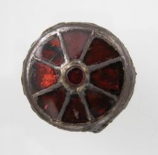 Disk Brooch, Frankish, 6th century. Creator: Unknown