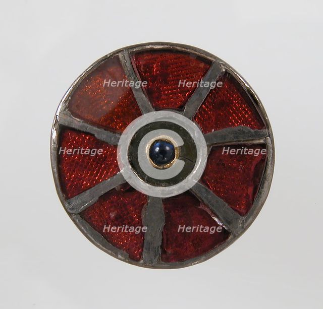 Disk Brooch, Frankish, 6th century. Creator: Unknown.