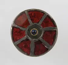 Disk Brooch, Frankish, 6th century. Creator: Unknown