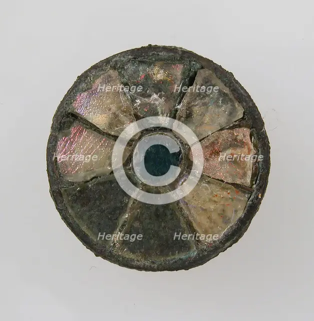 Disk Brooch, Frankish, 6th century. Creator: Unknown.