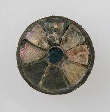 Disk Brooch, Frankish, 6th century. Creator: Unknown