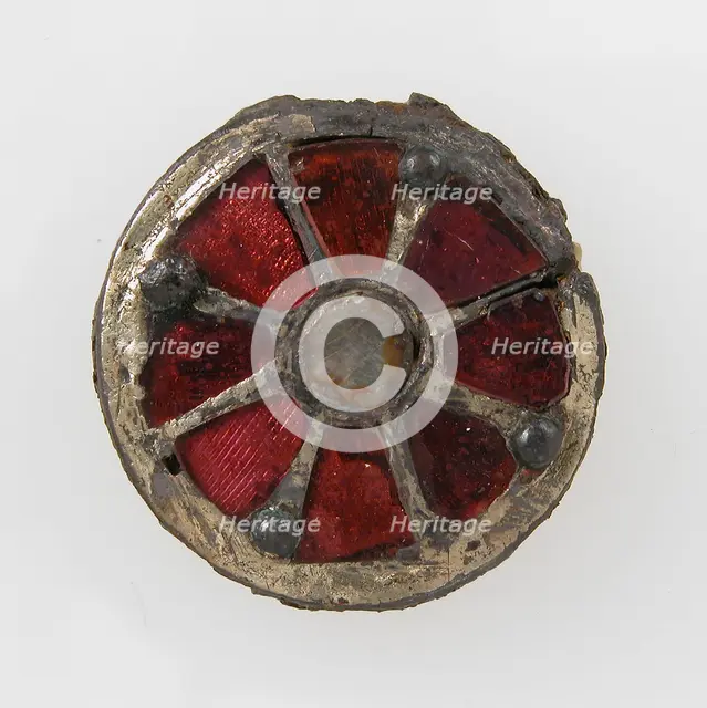 Disk Brooch, Frankish, 6th century. Creator: Unknown.