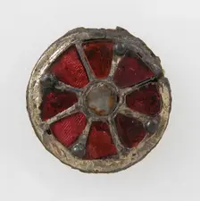 Disk Brooch, Frankish, 6th century. Creator: Unknown