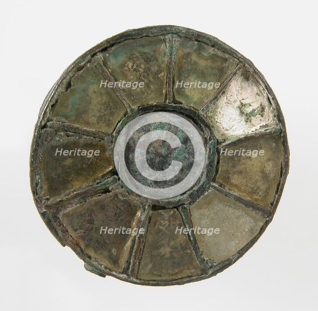 Disk Brooch, Frankish, 6th century. Creator: Unknown.