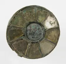 Disk Brooch, Frankish, 6th century. Creator: Unknown