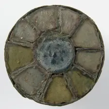 Disk Brooch, Frankish, 6th century. Creator: Unknown