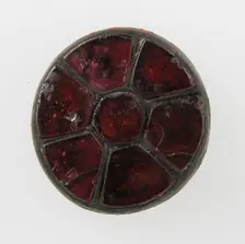 Disk Brooch, Frankish, 6th century. Creator: Unknown