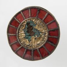Disk Brooch, Frankish, 6th century. Creator: Unknown