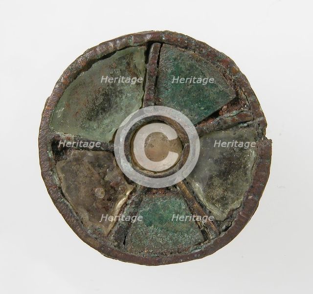 Disk Brooch, Frankish, 6th century. Creator: Unknown.