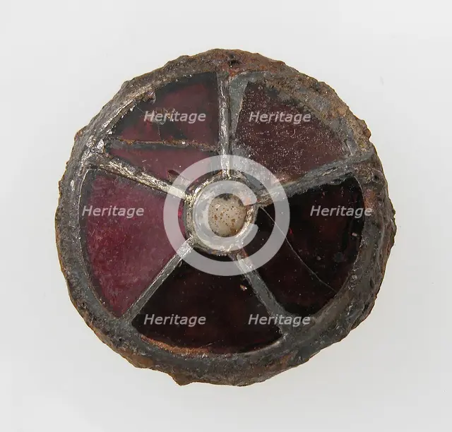 Disk Brooch, Frankish, 6th century. Creator: Unknown.