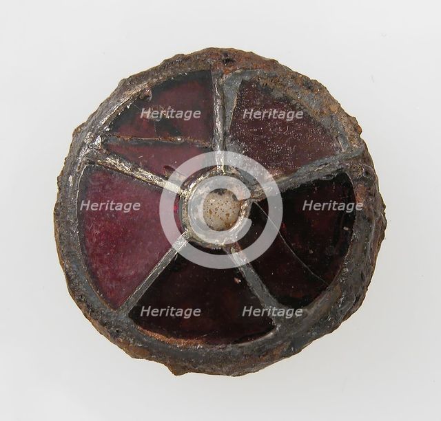 Disk Brooch, Frankish, 6th century. Creator: Unknown.