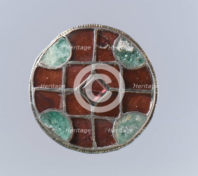 Disk Brooch, Frankish, 6th century. Creator: Unknown.