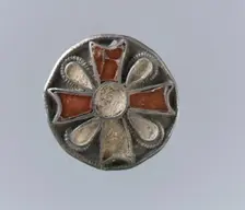 Disk Brooch, Frankish, 6th century. Creator: Unknown
