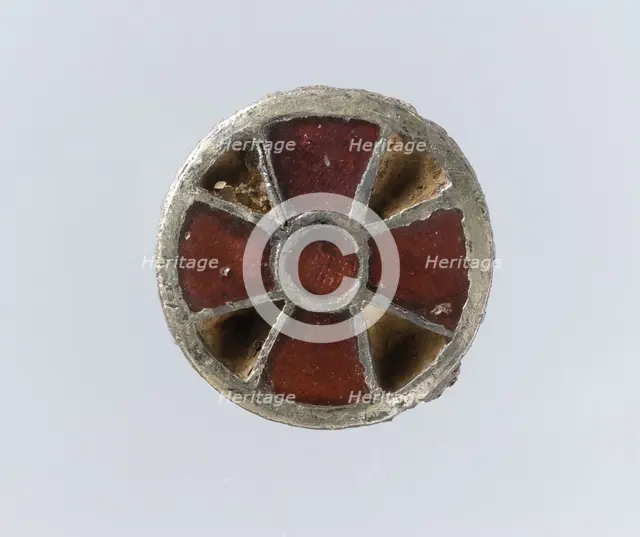 Disk Brooch, Frankish, 6th century. Creator: Unknown.