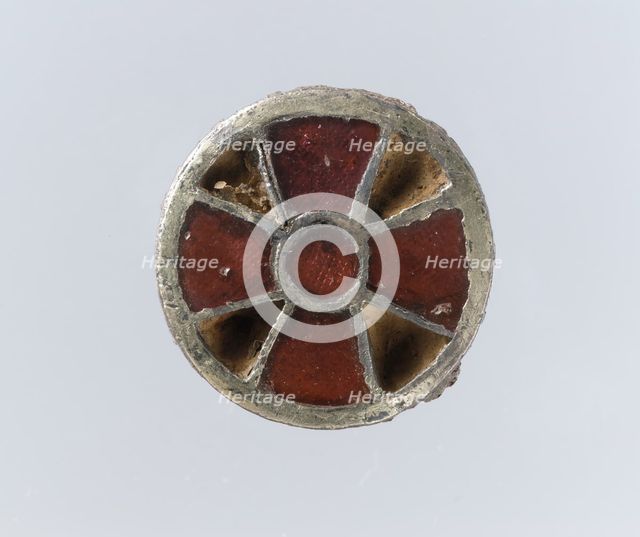 Disk Brooch, Frankish, 6th century. Creator: Unknown.