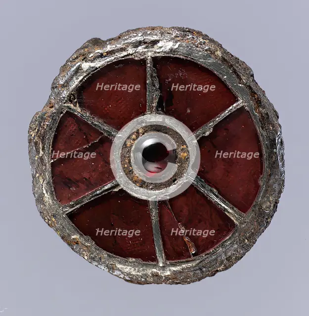 Disk Brooch, Frankish, 6th century. Creator: Unknown.