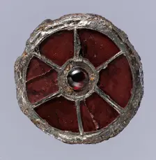 Disk Brooch, Frankish, 6th century. Creator: Unknown
