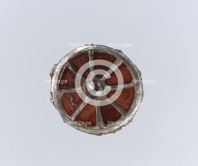 Disk Brooch, Frankish, 6th century. Creator: Unknown.