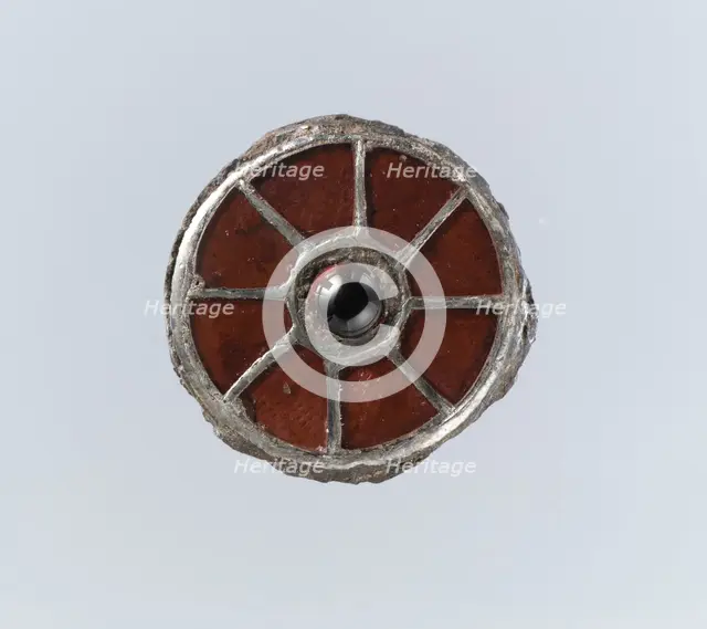Disk Brooch, Frankish, 6th century. Creator: Unknown.