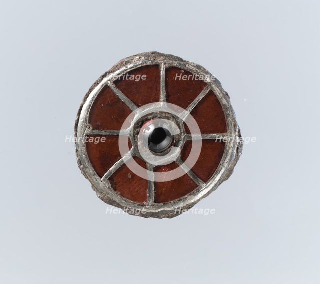 Disk Brooch, Frankish, 6th century. Creator: Unknown.