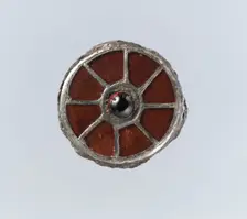 Disk Brooch, Frankish, 6th century. Creator: Unknown