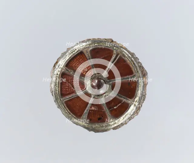 Disk Brooch, Frankish, 6th century. Creator: Unknown.